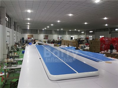 Wholesale12X2X0.2m Inflatable Mattress Sport Mat PVC Inflatable Air Track Factory BY-AT-123